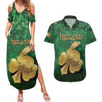 Personalized Ireland Couples Matching Summer Maxi Dress and Hawaiian Shirt The Shamrock With The Irish Hare Patterns - Wonder Print Shop