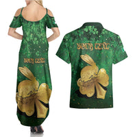 Personalized Ireland Couples Matching Summer Maxi Dress and Hawaiian Shirt The Shamrock With The Irish Hare Patterns - Wonder Print Shop