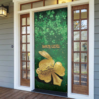 Ireland Door Cover The Shamrock With The Irish Hare Patterns - Wonder Print Shop