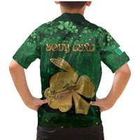 Personalized Ireland Family Matching Mermaid Dress and Hawaiian Shirt The Shamrock With The Irish Hare Patterns - Wonder Print Shop