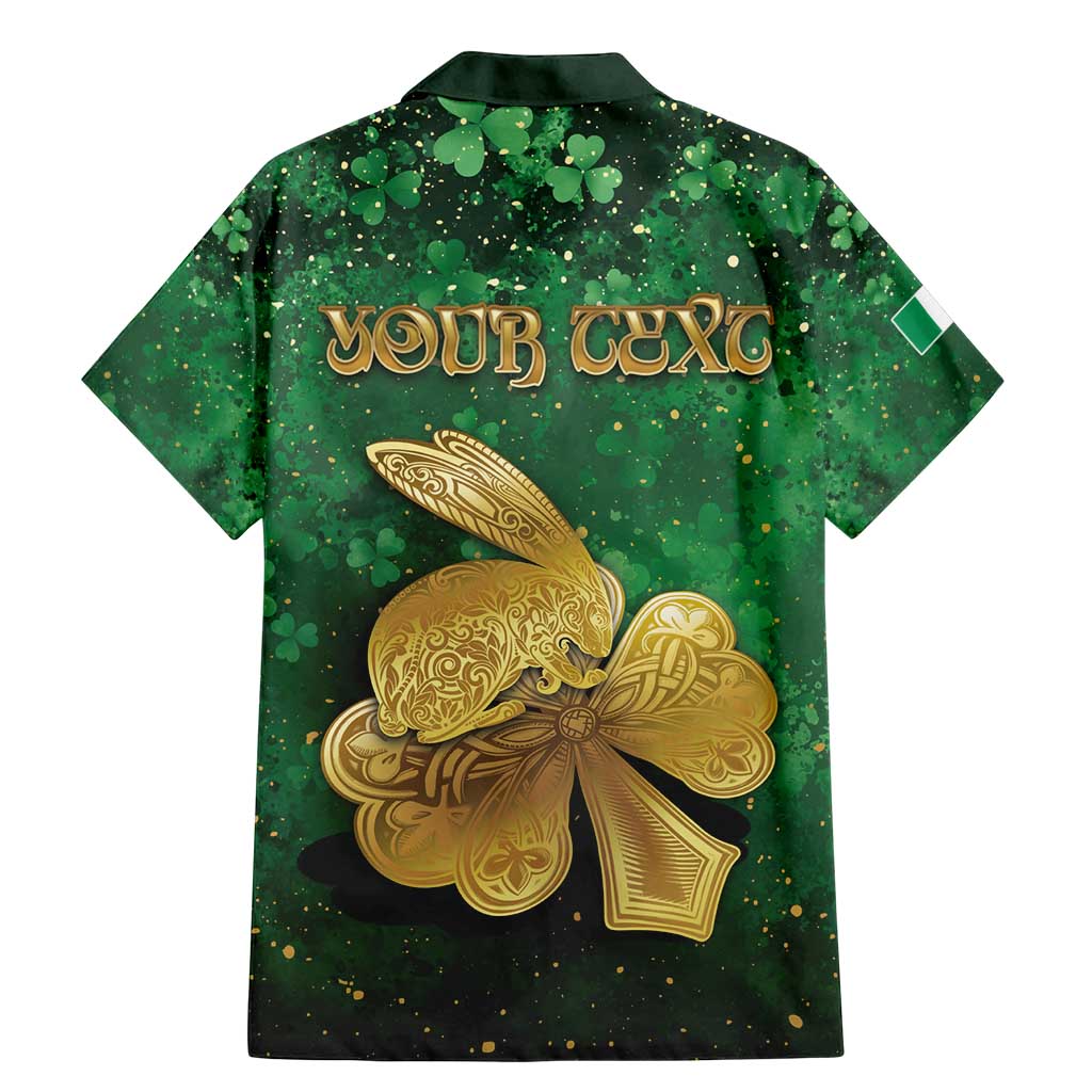 Personalized Ireland Family Matching Mermaid Dress and Hawaiian Shirt The Shamrock With The Irish Hare Patterns - Wonder Print Shop