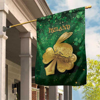 Ireland Garden Flag The Shamrock With The Irish Hare Patterns - Wonder Print Shop
