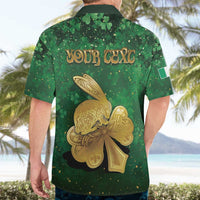 Personalized Ireland Hawaiian Shirt The Shamrock With The Irish Hare Patterns - Wonder Print Shop