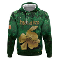Personalized Ireland Hoodie The Shamrock With The Irish Hare Patterns - Wonder Print Shop