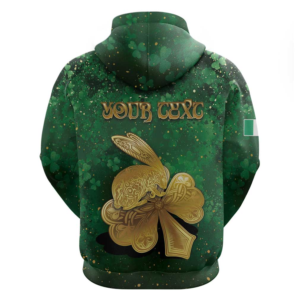 Personalized Ireland Hoodie The Shamrock With The Irish Hare Patterns - Wonder Print Shop