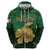 Personalized Ireland Hoodie The Shamrock With The Irish Hare Patterns - Wonder Print Shop