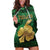 Personalized Ireland Hoodie Dress The Shamrock With The Irish Hare Patterns - Wonder Print Shop