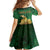 Personalized Ireland Kid Short Sleeve Dress The Shamrock With The Irish Hare Patterns - Wonder Print Shop