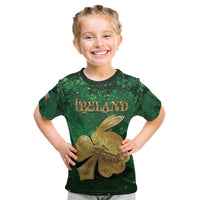 Personalized Ireland Kid T Shirt The Shamrock With The Irish Hare Patterns - Wonder Print Shop