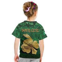 Personalized Ireland Kid T Shirt The Shamrock With The Irish Hare Patterns - Wonder Print Shop