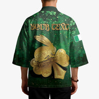 Personalized Ireland Kimono The Shamrock With The Irish Hare Patterns - Wonder Print Shop