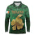 Personalized Ireland Long Sleeve Polo Shirt The Shamrock With The Irish Hare Patterns - Wonder Print Shop