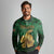 Personalized Ireland Long Sleeve Polo Shirt The Shamrock With The Irish Hare Patterns - Wonder Print Shop