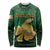 Personalized Ireland Long Sleeve Shirt The Shamrock With The Irish Hare Patterns - Wonder Print Shop