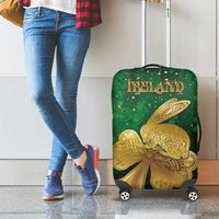 Ireland Luggage Cover The Shamrock With The Irish Hare Patterns - Wonder Print Shop