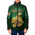 Personalized Ireland Padded Jacket The Shamrock With The Irish Hare Patterns - Wonder Print Shop