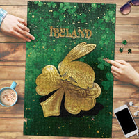 Ireland Puzzle The Shamrock With The Irish Hare Patterns - Wonder Print Shop