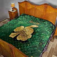 Ireland Quilt The Shamrock With The Irish Hare Patterns - Wonder Print Shop