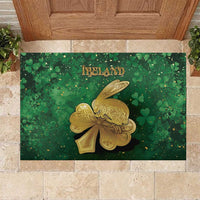Ireland Rubber Doormat The Shamrock With The Irish Hare Patterns - Wonder Print Shop