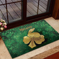 Ireland Rubber Doormat The Shamrock With The Irish Hare Patterns - Wonder Print Shop