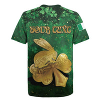 Personalized Ireland Rugby Jersey The Shamrock With The Irish Hare Patterns - Wonder Print Shop