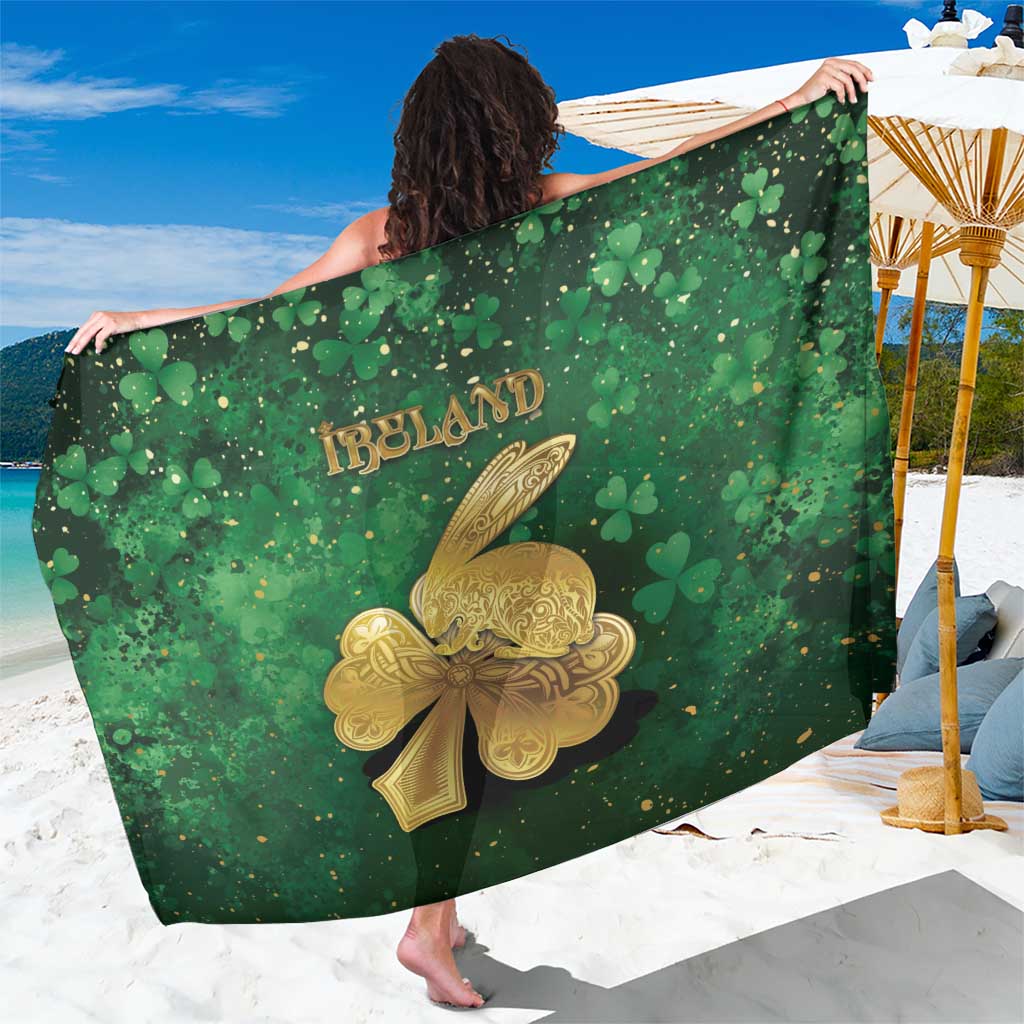 Ireland Sarong The Shamrock With The Irish Hare Patterns - Wonder Print Shop