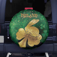 Ireland Spare Tire Cover The Shamrock With The Irish Hare Patterns - Wonder Print Shop