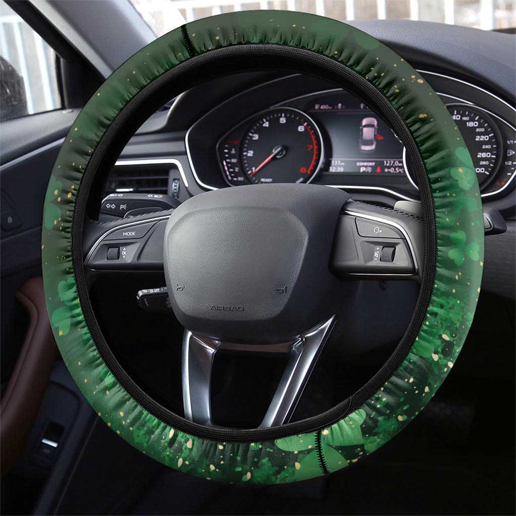 Ireland Steering Wheel Cover The Shamrock With The Irish Hare Patterns - Wonder Print Shop