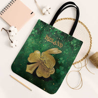 Ireland Tote Bag The Shamrock With The Irish Hare Patterns - Wonder Print Shop