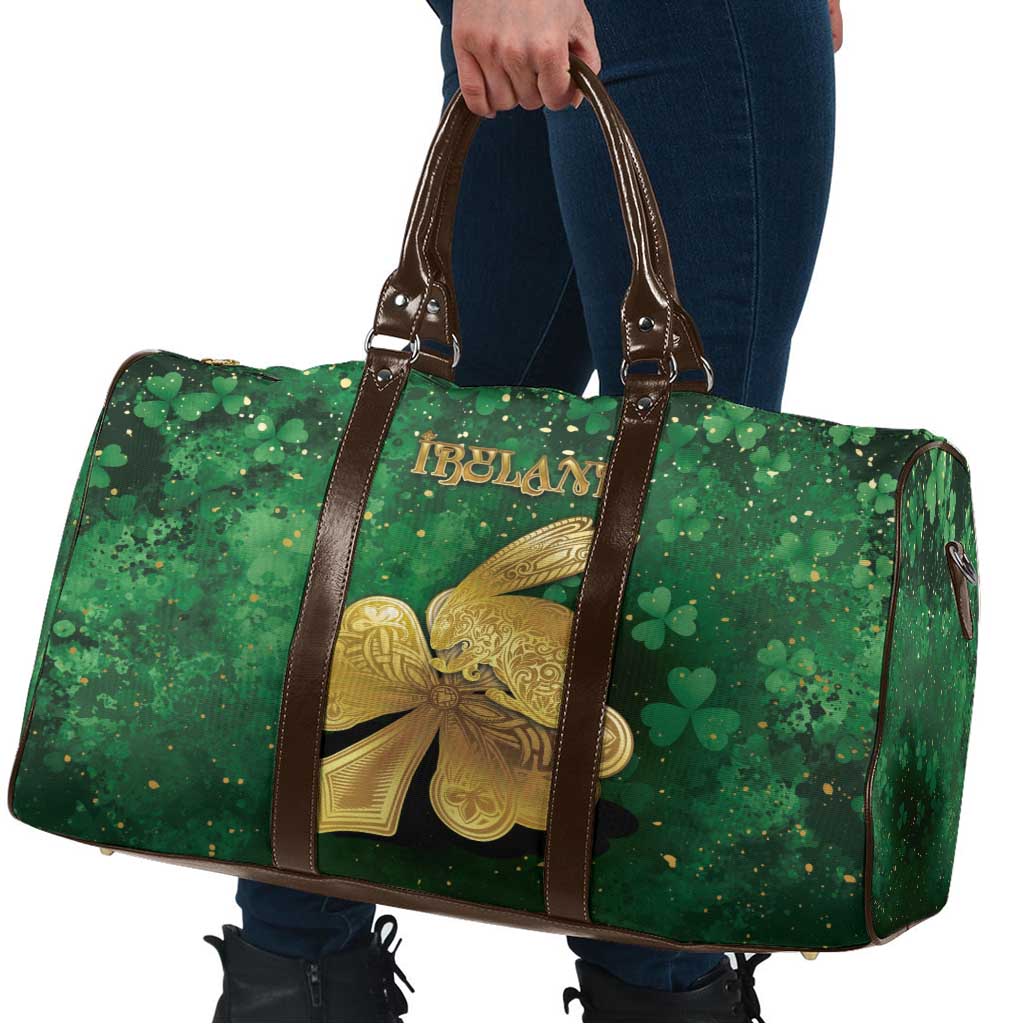 Ireland Travel Bag The Shamrock With The Irish Hare Patterns - Wonder Print Shop