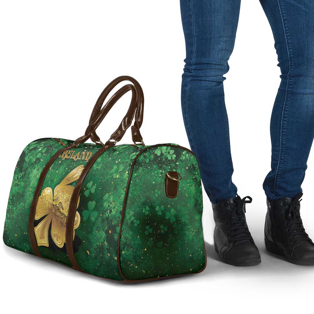 Ireland Travel Bag The Shamrock With The Irish Hare Patterns - Wonder Print Shop