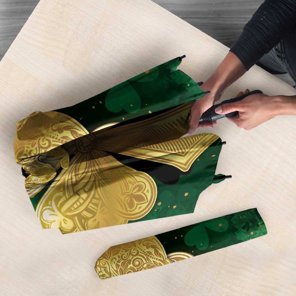 Ireland Umbrella The Shamrock With The Irish Hare Patterns - Wonder Print Shop