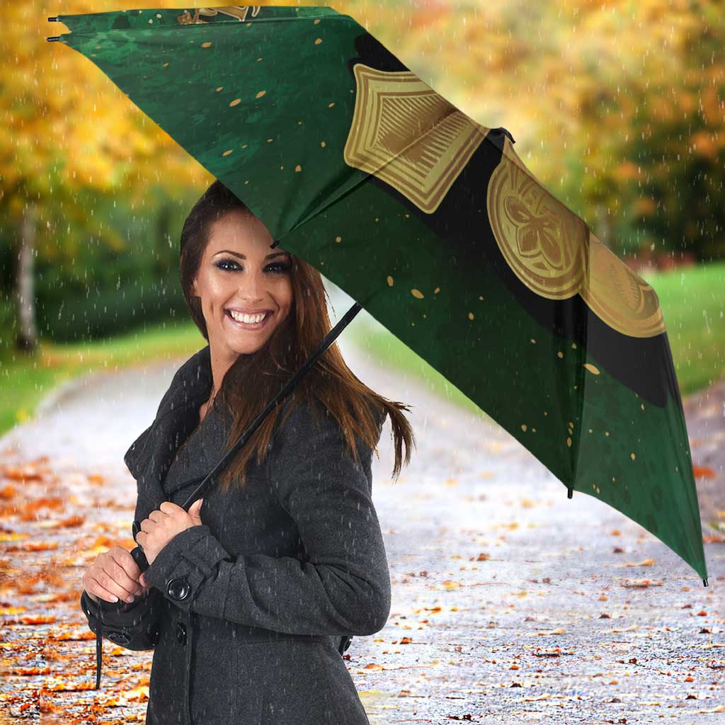 Ireland Umbrella The Shamrock With The Irish Hare Patterns - Wonder Print Shop