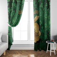 Ireland Window Curtain The Shamrock With The Irish Hare Patterns - Wonder Print Shop