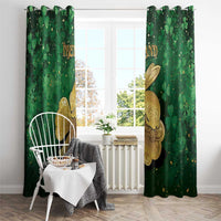 Ireland Window Curtain The Shamrock With The Irish Hare Patterns - Wonder Print Shop