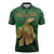 Personalized Ireland Zipper Polo Shirt The Shamrock With The Irish Hare Patterns - Wonder Print Shop