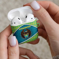Kazakhstan AirPods Case The Eagle With Kazakh Patterns - Wonder Print Shop