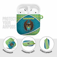 Kazakhstan AirPods Case The Eagle With Kazakh Patterns - Wonder Print Shop
