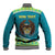 Personalized Kazakhstan Baseball Jacket The Eagle With Kazakh Patterns - Wonder Print Shop
