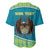 Personalized Kazakhstan Baseball Jersey The Eagle With Kazakh Patterns - Wonder Print Shop