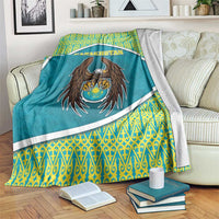 Kazakhstan Blanket The Eagle With Kazakh Patterns - Wonder Print Shop