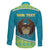 Personalized Kazakhstan Family Matching Puletasi and Hawaiian Shirt The Eagle With Kazakh Patterns - Wonder Print Shop