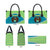 Kazakhstan Leather Bag The Eagle With Kazakh Patterns - Wonder Print Shop