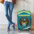 Kazakhstan Luggage Cover The Eagle With Kazakh Patterns - Wonder Print Shop