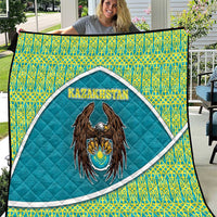 Kazakhstan Quilt The Eagle With Kazakh Patterns - Wonder Print Shop