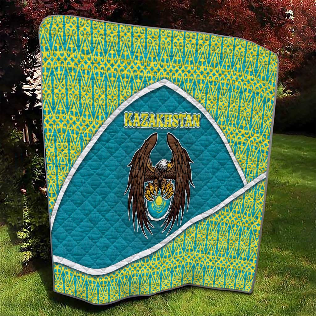 Kazakhstan Quilt The Eagle With Kazakh Patterns - Wonder Print Shop