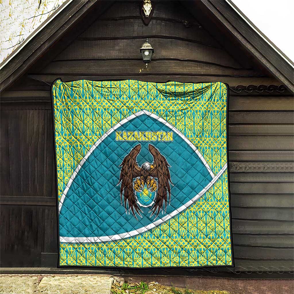 Kazakhstan Quilt The Eagle With Kazakh Patterns - Wonder Print Shop