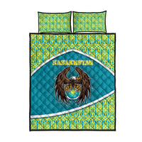 Kazakhstan Quilt Bed Set The Eagle With Kazakh Patterns - Wonder Print Shop