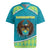 Personalized Kazakhstan Rugby Jersey The Eagle With Kazakh Patterns - Wonder Print Shop