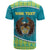 Personalized Kazakhstan T Shirt The Eagle With Kazakh Patterns - Wonder Print Shop
